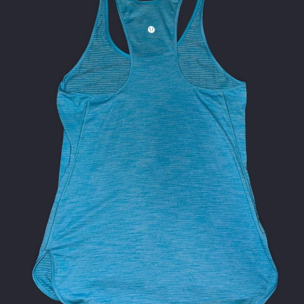 Lululemon Athletica Blue Racerback Tank Top